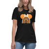 Leukemia Women's Rainbow Bow Tee - JohnVsGBMBlackS