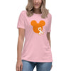 Leukemia Women's Solid Orange Tee - JohnVsGBMPinkS