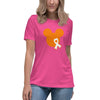 Leukemia Women's Solid Orange Tee - JohnVsGBMBerryS