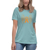 Leukemia Women's Wings Tee - JohnVsGBMHeather Blue LagoonS