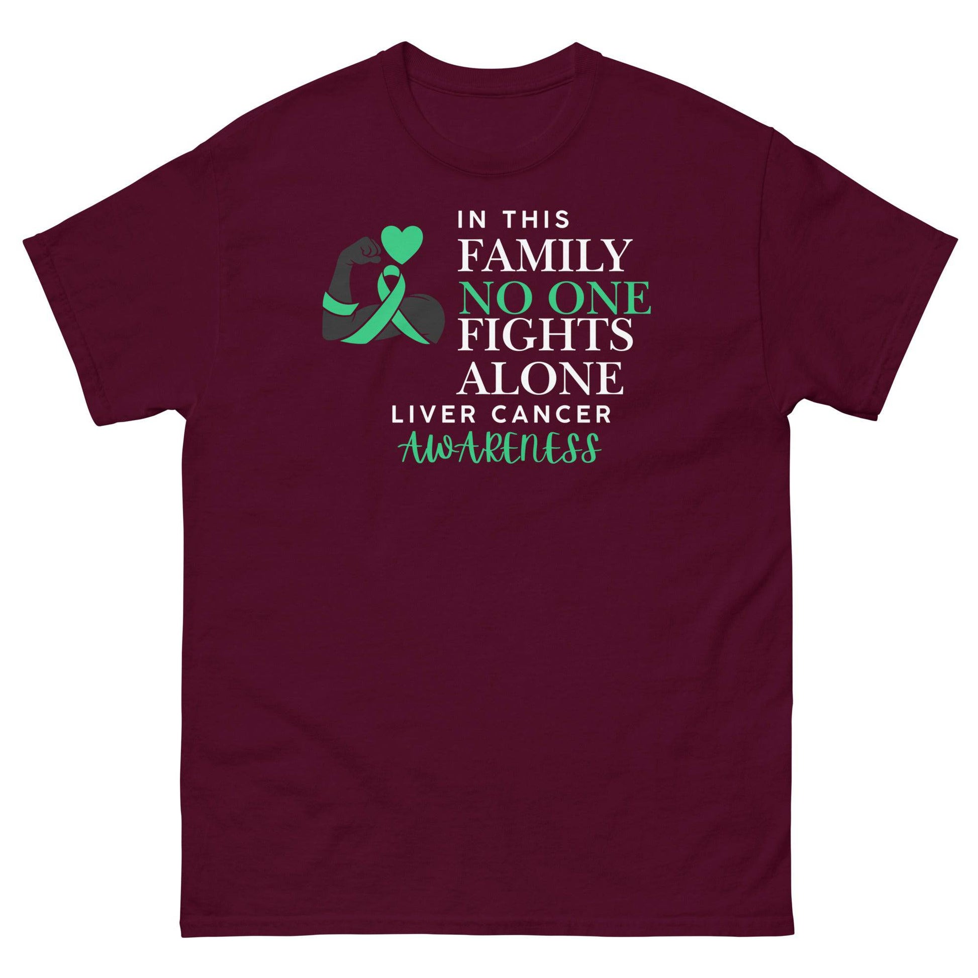 Liver Cancer Awareness Classic Tee - JohnVsGBMMaroonS