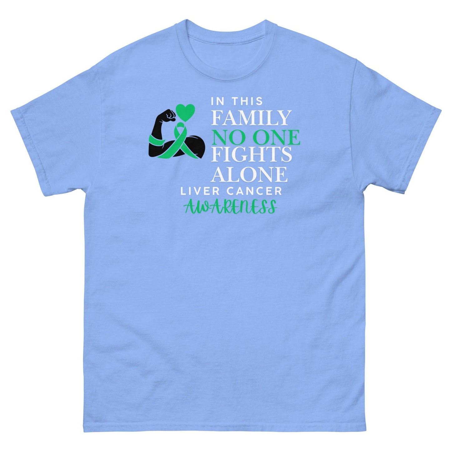 Liver Cancer Awareness Classic Tee - JohnVsGBMCarolina BlueS