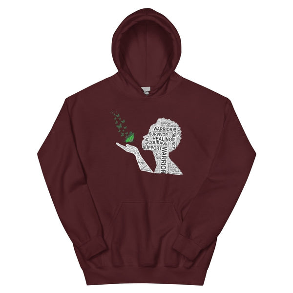 Liver Cancer Butterfly Hoodie - JohnVsGBMMaroonS