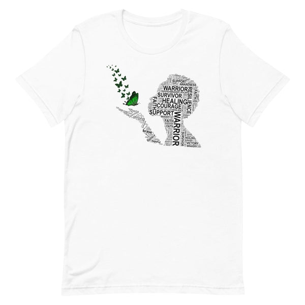 Liver Cancer Butterfly Tee - JohnVsGBMWhiteXS