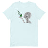 Liver Cancer Butterfly Tee - JohnVsGBMHeather Ice BlueXS