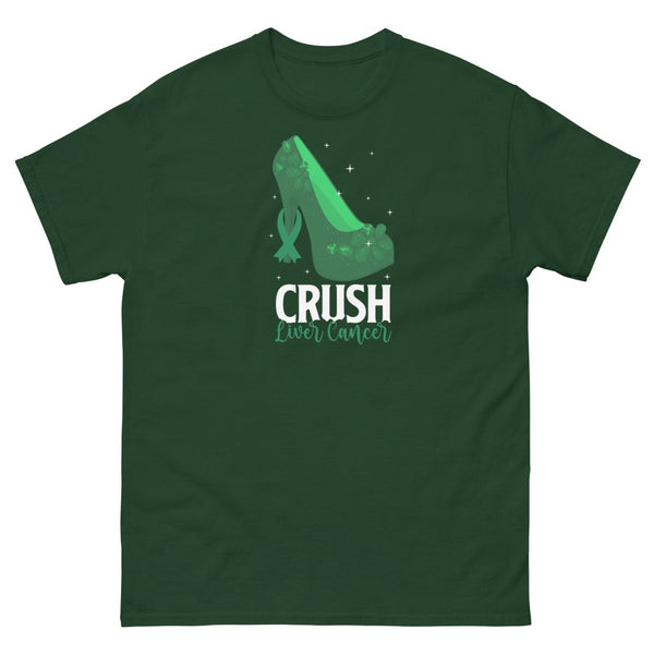 Liver Cancer Crush Tee - JohnVsGBMForest GreenS