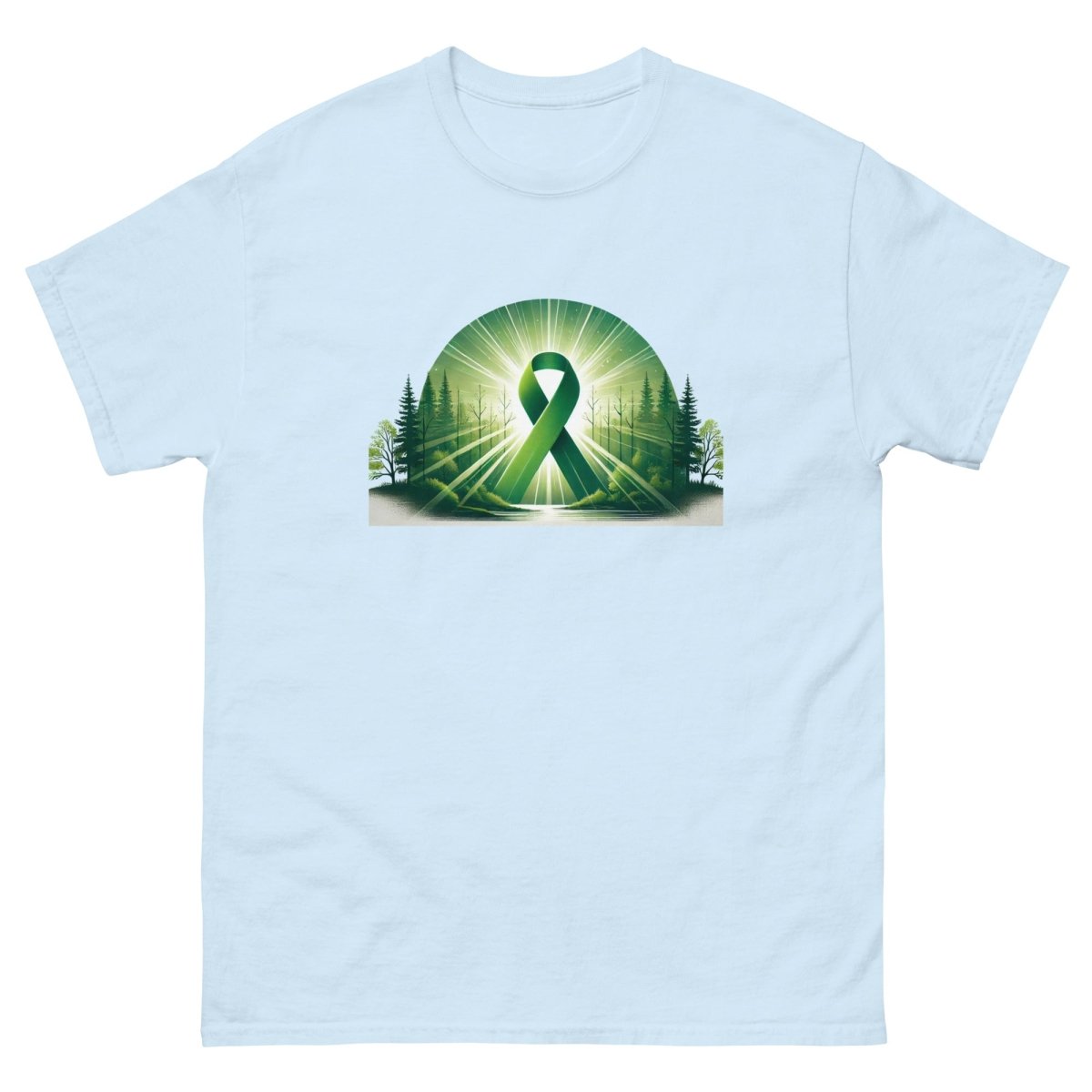 Liver Cancer Forest Tee - JohnVsGBMLight BlueS