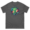 Liver Cancer Galaxy Tee - JohnVsGBMDark HeatherS