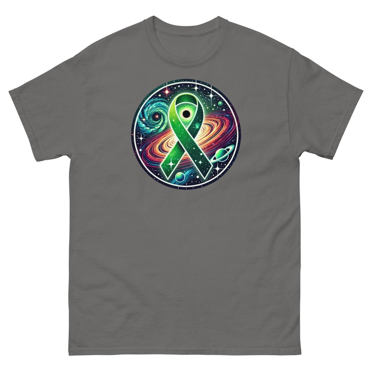 Liver Cancer Galaxy Tee - JohnVsGBMCharcoalS