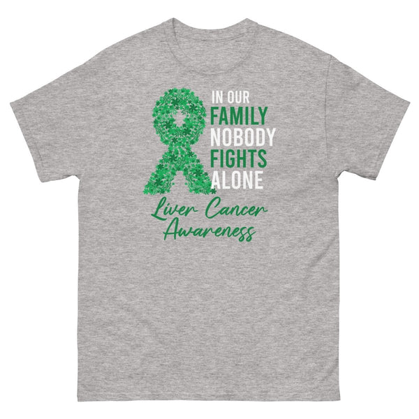 Liver Cancer Nobody Tee - JohnVsGBMSport GreyS