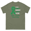 Liver Cancer Nobody Tee - JohnVsGBMMilitary GreenS