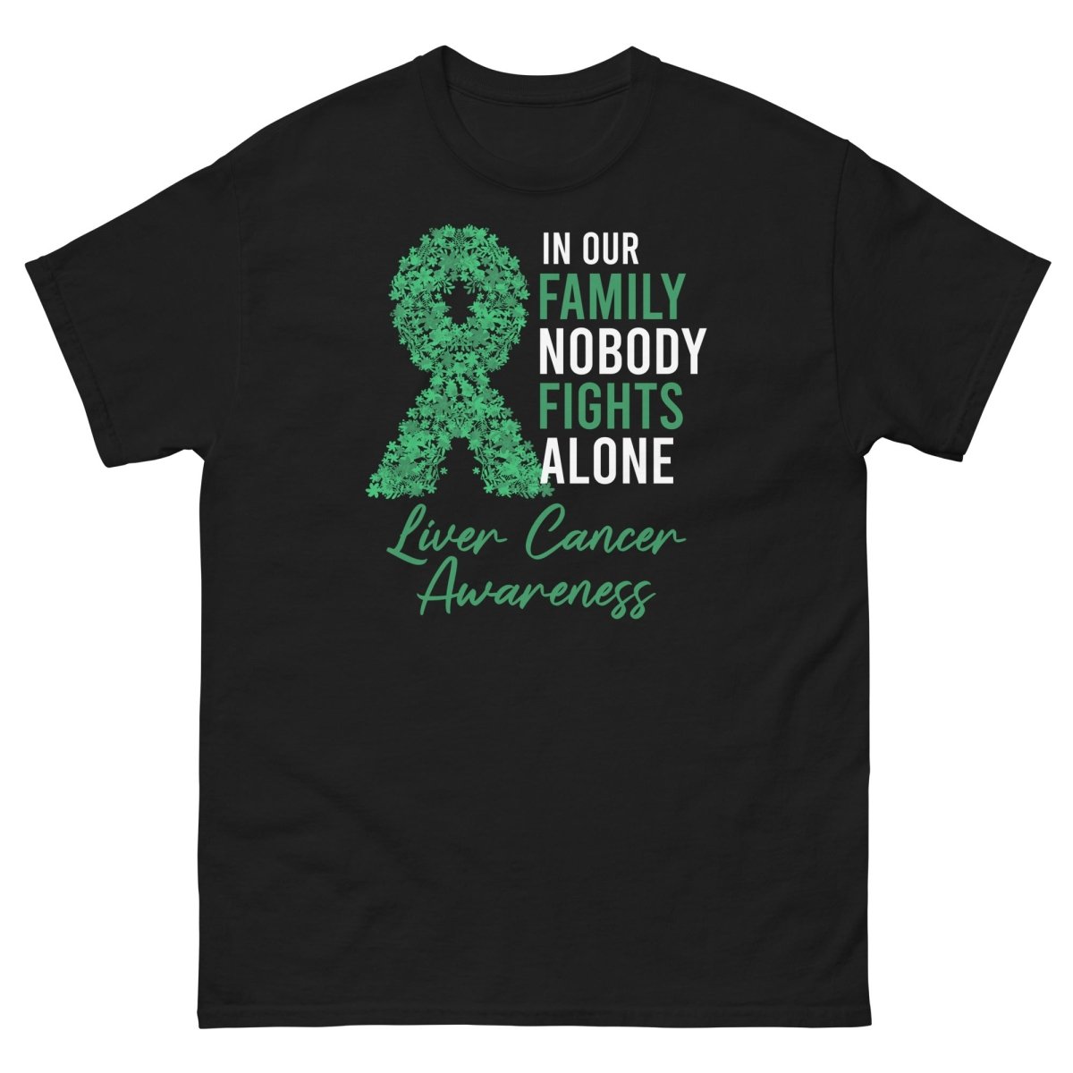 Liver Cancer Nobody Tee - JohnVsGBMBlackS