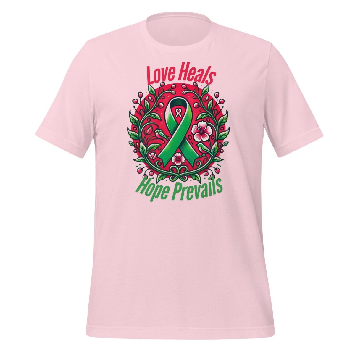 Liver Cancer Prevail Love Tee - JohnVsGBMSoft PinkS