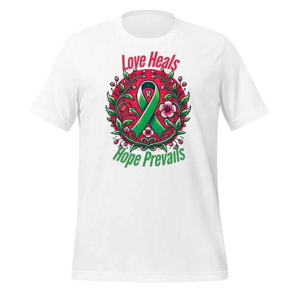 Liver Cancer Prevail Love Tee - JohnVsGBMWhiteS