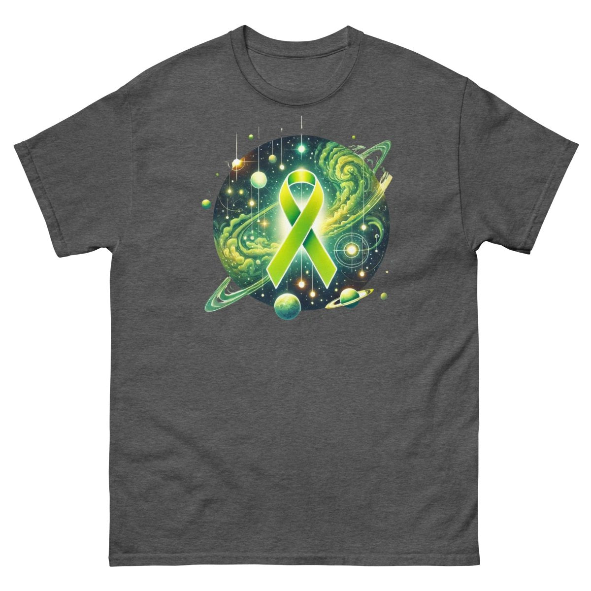 Liver Cancer Space Dust Galaxy Tee - JohnVsGBMDark HeatherS