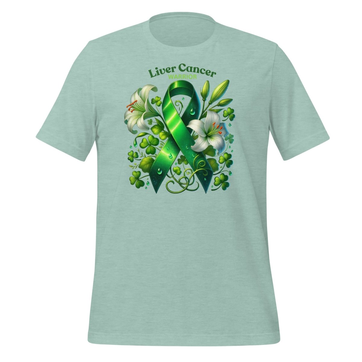 Liver Cancer Spring Tee - JohnVsGBMHeather Prism Dusty BlueS