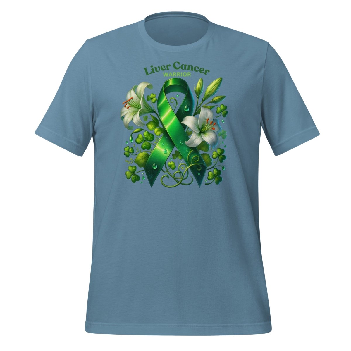 Liver Cancer Spring Tee - JohnVsGBMSteel BlueS