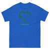 Liver Cancer Survivor Heart Tee - JohnVsGBMRoyalS