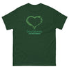 Liver Cancer Survivor Heart Tee - JohnVsGBMForest GreenS