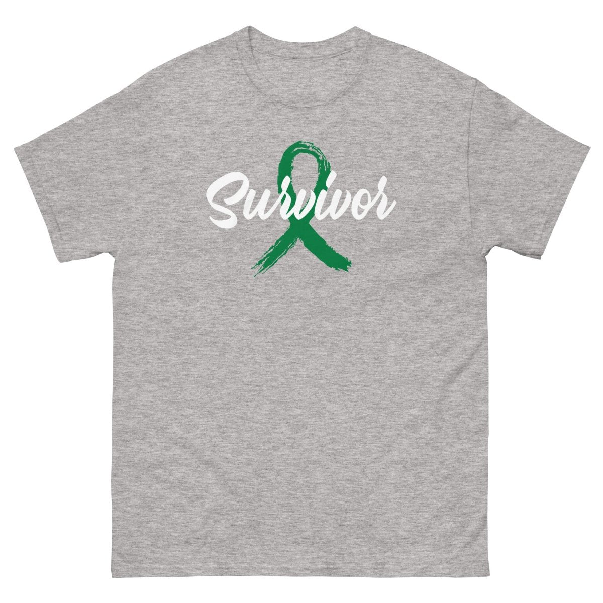 Liver Cancer Survivor Ribbon Tee - JohnVsGBMSport GreyS