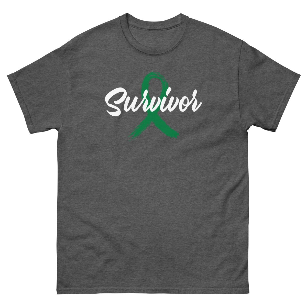 Liver Cancer Survivor Ribbon Tee - JohnVsGBMDark HeatherS