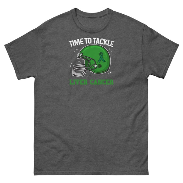 Liver Cancer Tackle Tee - JohnVsGBMDark HeatherS