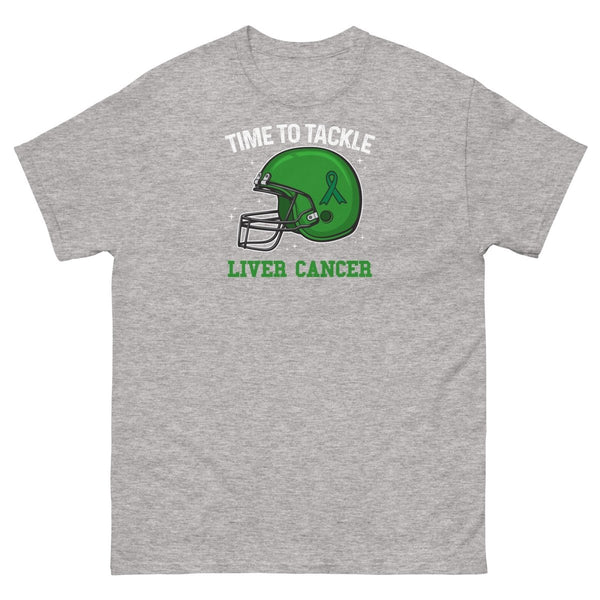 Liver Cancer Tackle Tee - JohnVsGBMSport GreyS