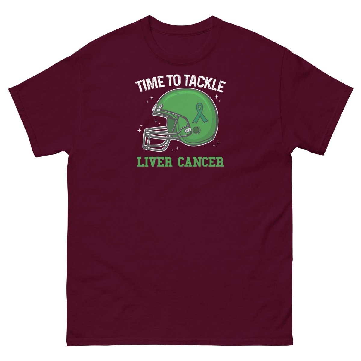 Liver Cancer Tackle Tee - JohnVsGBMMaroonS