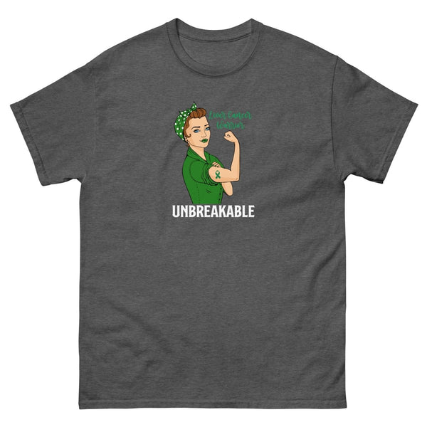 Liver Cancer Unbreakable Tee - JohnVsGBMDark HeatherS