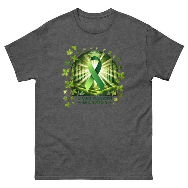 Liver Cancer Warrior Forest Tee - JohnVsGBMDark HeatherS