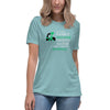 Liver Cancer Women's Awareness Tee - JohnVsGBMHeather Blue LagoonS