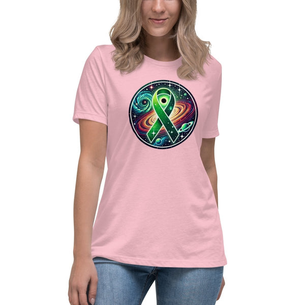 Liver Cancer Women's Galaxy Tee - JohnVsGBMPinkS