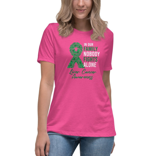 Liver Cancer Women's Nobody Tee - JohnVsGBMBerryS