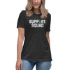 Liver Cancer Women's Support Tee - JohnVsGBMDark Grey HeatherS