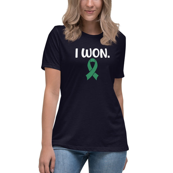 Liver Cancer Women's Won Tee - JohnVsGBMNavyS