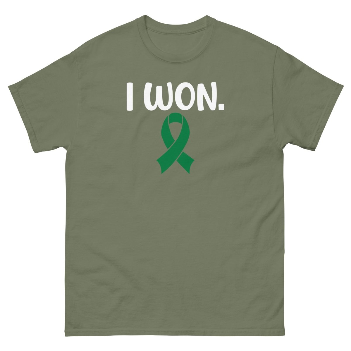 Liver Cancer Won Tee - JohnVsGBMMilitary GreenS