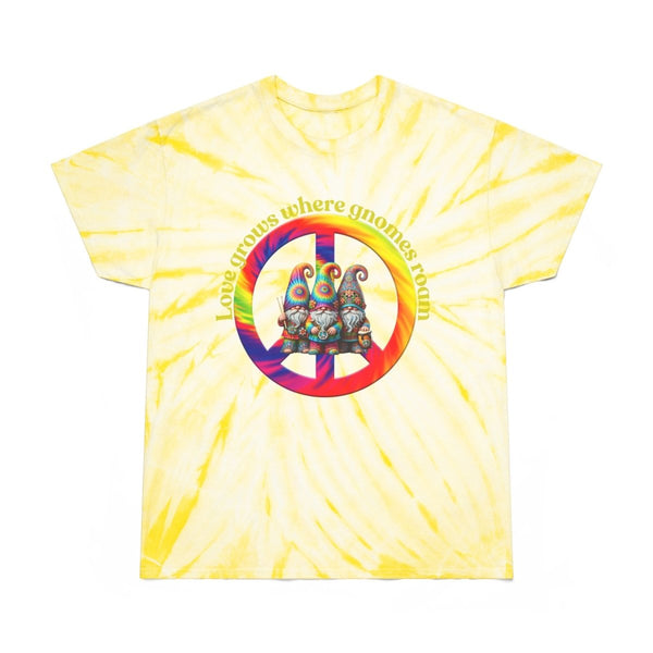 Love Roams Tie - Dye Tee - JohnVsGBMPale YellowS