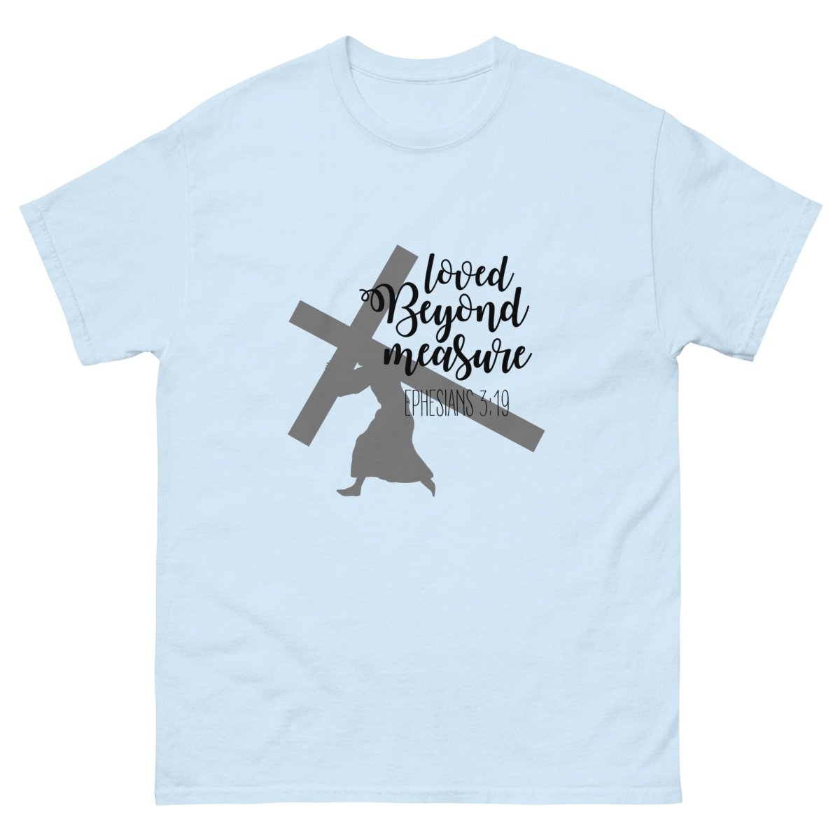 Loved Beyond Measure Tee - JohnVsGBMLight BlueS