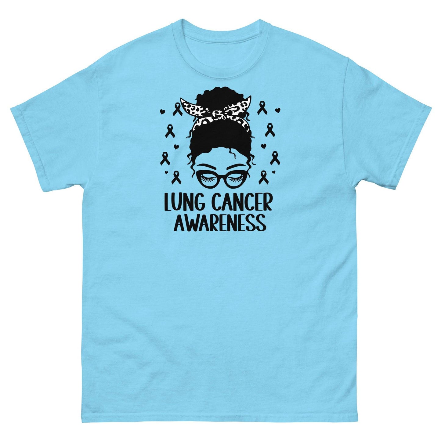 Lung Cancer Awareness Black Classic Tee - JohnVsGBMSkyS