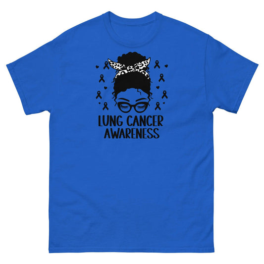 Lung Cancer Awareness Black Classic Tee - JohnVsGBMRoyalS