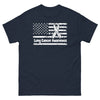 Lung Cancer Awareness Flag Tee - JohnVsGBMNavyS