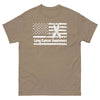 Lung Cancer Awareness Flag Tee - JohnVsGBMBrown SavanaS