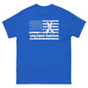 Lung Cancer Awareness Flag Tee - JohnVsGBMRoyalS