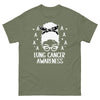 Lung Cancer Awareness Girl Tee - JohnVsGBMMilitary GreenS