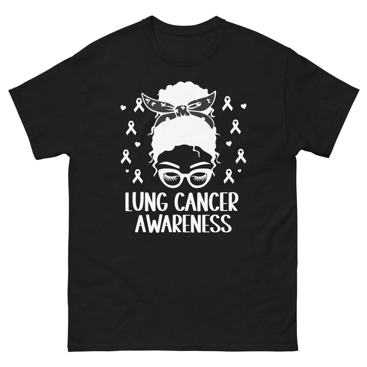 Lung Cancer Awareness Girl Tee - JohnVsGBMBlackS