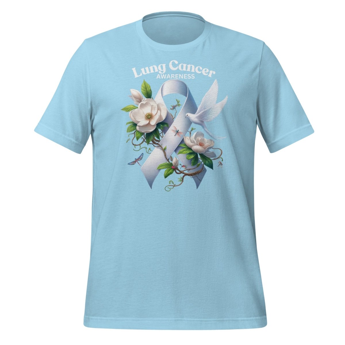 Lung Cancer Awareness Spring Tee - JohnVsGBMOcean BlueS