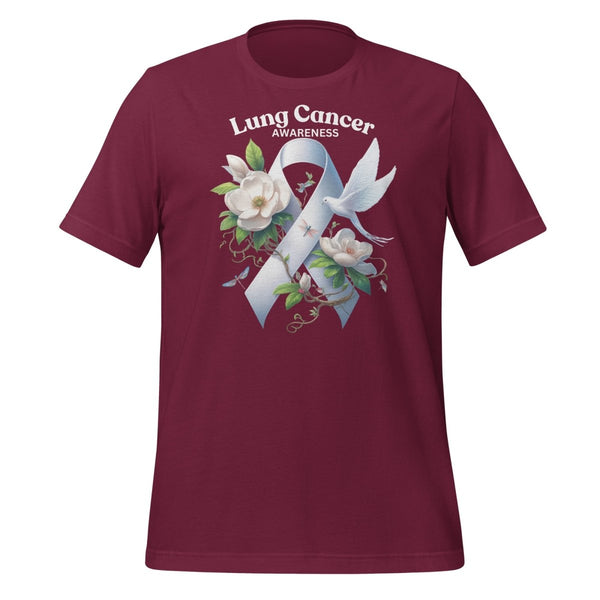 Lung Cancer Awareness Spring Tee - JohnVsGBMMaroonS