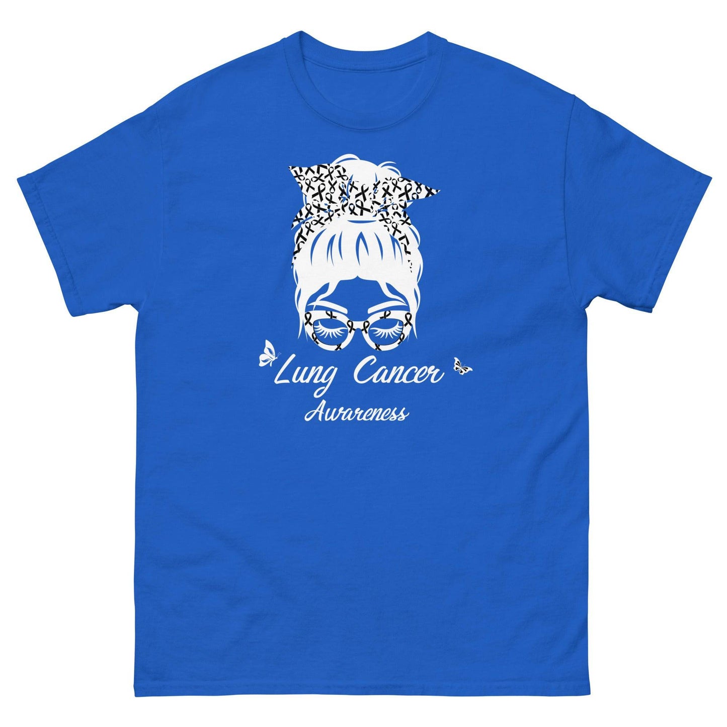 Lung Cancer Awareness White Classic Tee - JohnVsGBMRoyalS