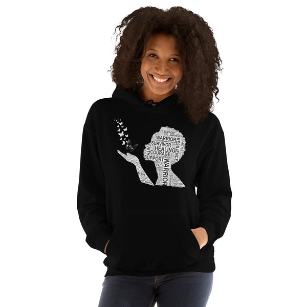 Lung Cancer Butterfly Hoodie - JohnVsGBMBlackS