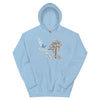 Lung Cancer Butterfly Hoodie - JohnVsGBMLight BlueS